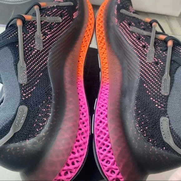 🆕 Adidas 4D Fusio 'Black Orange Pink' - Mens Sizes - Picture 9 of 15